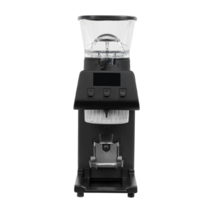 Frontansicht der La Marzocco Kaffeemühle – hochwertige Mühle für präzise Mahlgradeinstellung bei Siebträgermaschinen, Espressomaschinen oder Kaffeemaschinen. Ideal für professionelle Baristas und ambitionierte Home-Baristas. Modernes Design trifft auf zuverlässige Technik.