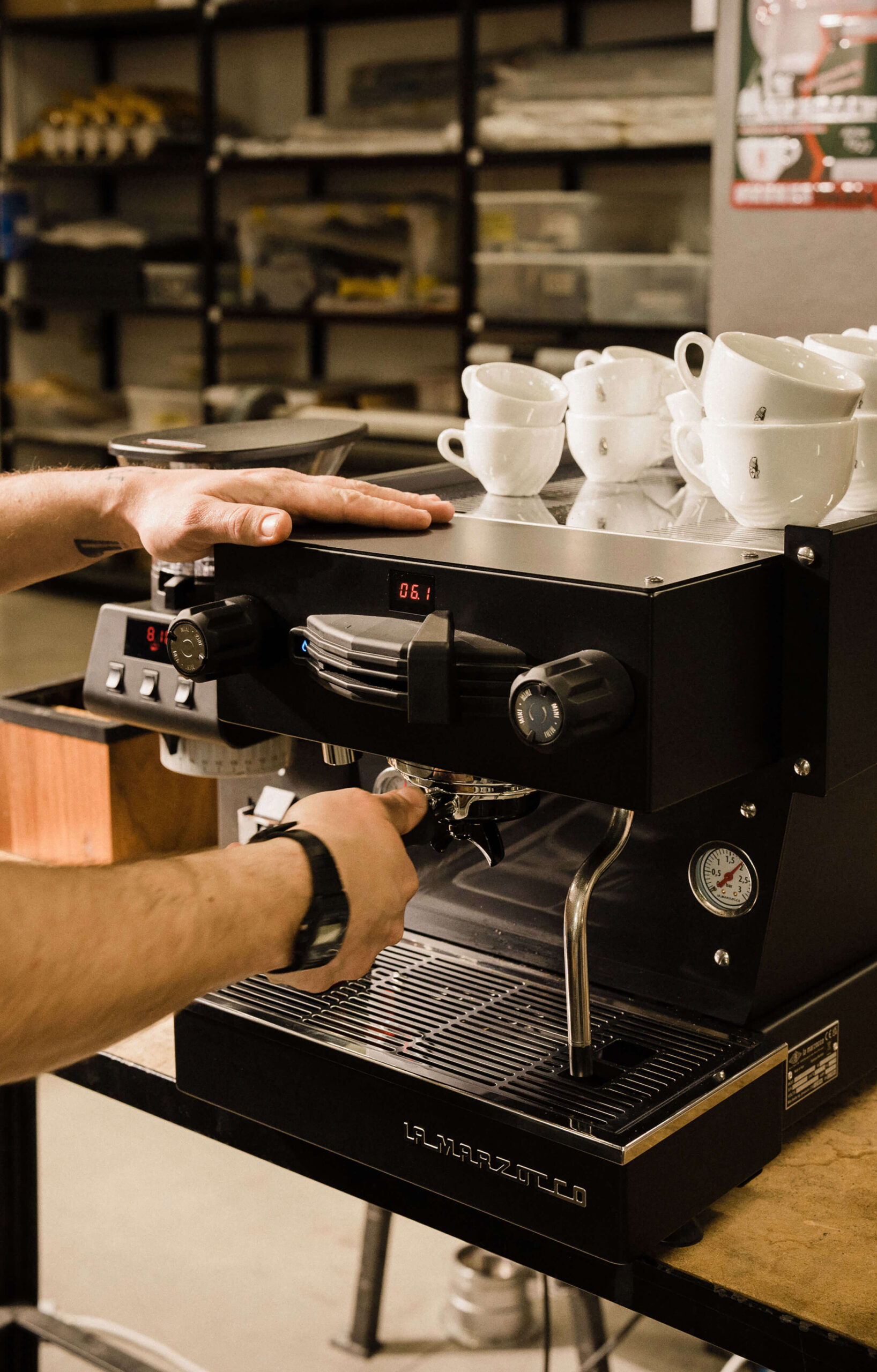 Linea Mini Iconic home espresso machine with advanced features